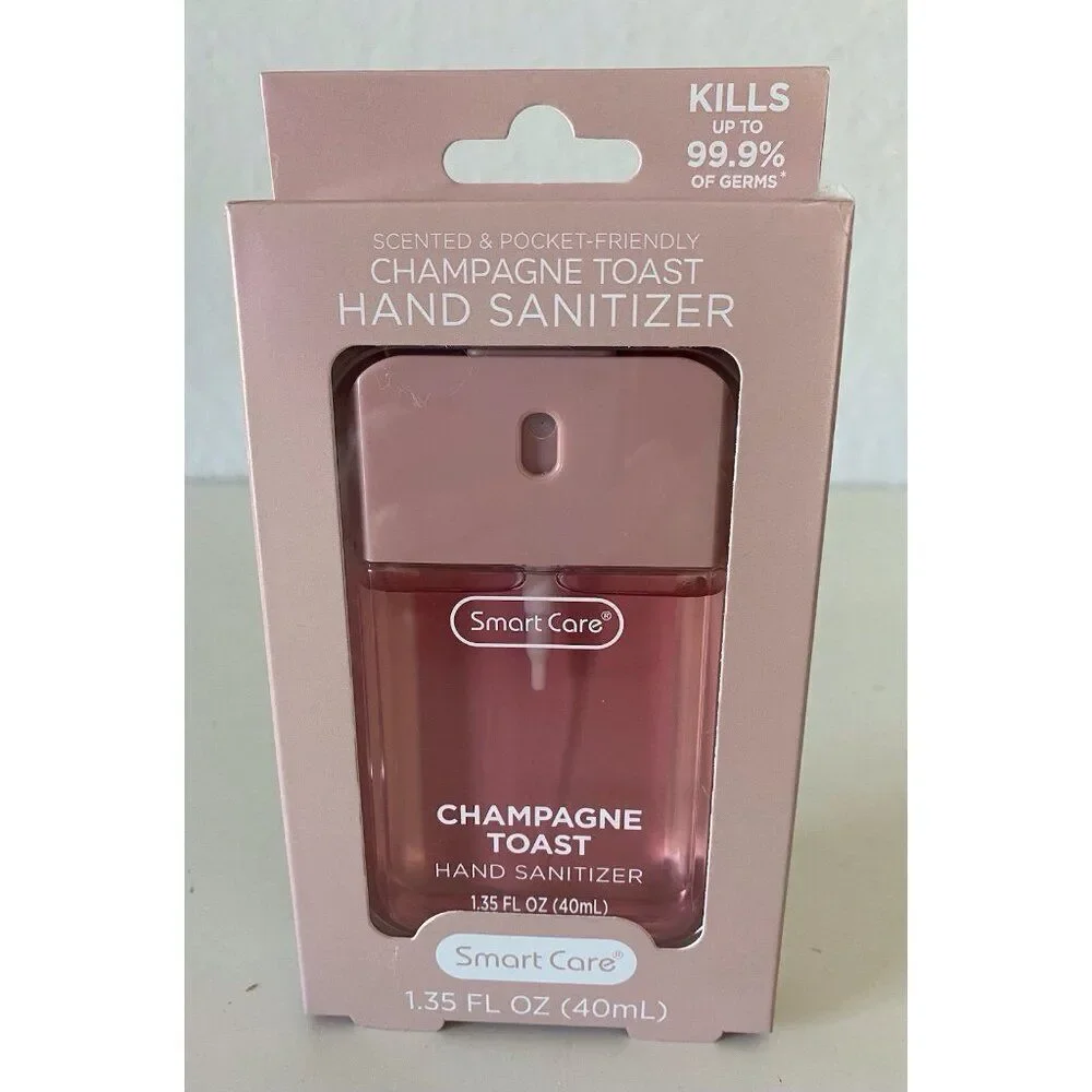Smart Care Scented Hand Sanitizer Spray 1.35 Fl Oz Champagne Toast Hydrating NEW